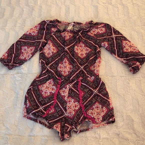 Other - ⭐️HOST PICK⭐️ Girls 8 justice romper pink